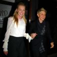 Ellen DeGeneres et Portia De Rossi dînent au restaurant Madeo à Los Angeles, le 19 novembre 2010