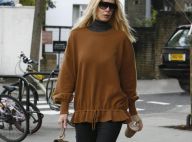 Claudia Schiffer : Après le noir, le vert, voici le total look camel, bluffant !