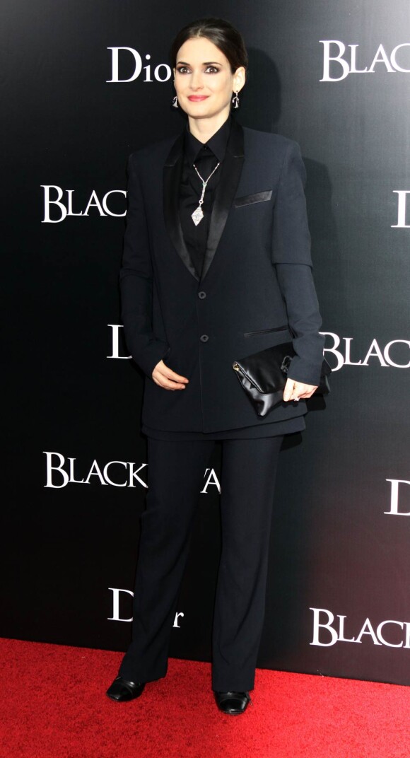 Winona Ryder lors de l'avant-première de Black Swan, à New York, le 30 novembre 2010.