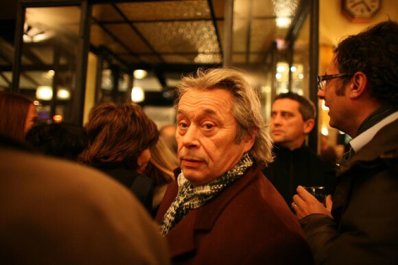 Patrick Bouchitey aux 20 ans de la revue La règle du jeu, au Café de Flore, à Paris. 30/11/2010