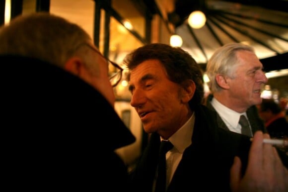 Jack Lang aux 20 ans de la revue La règle du jeu, au Café de Flore, à Paris. 30/11/2010