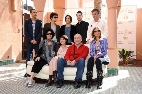 Le jury du Xème Festival International du Film de Marrakech le 4 décembre 2010
