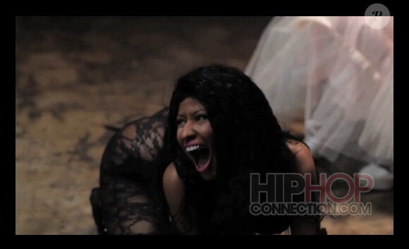 Nicki Minaj dans le teaser du clip Monster
