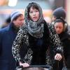 La belle Paz de la Huerta, sa soeur Rafaela et la fille de cette dernière, en shopping à New York, le 10 décembre 2010.