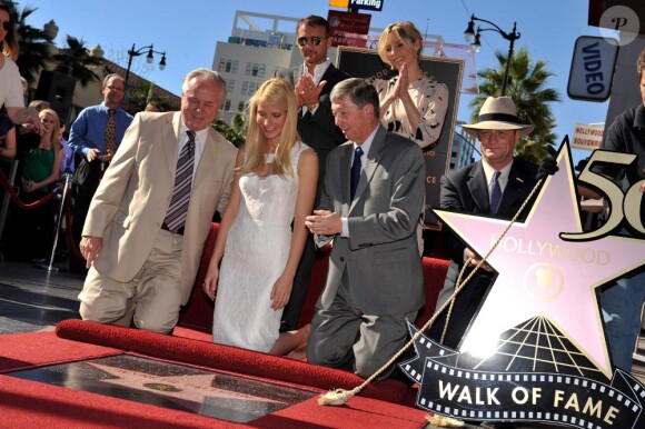 Gwyneth Paltow sur le Walk of Fame le 13/12/10