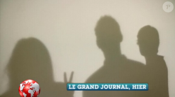 Le Petit Journal de Canal +, hier soir.