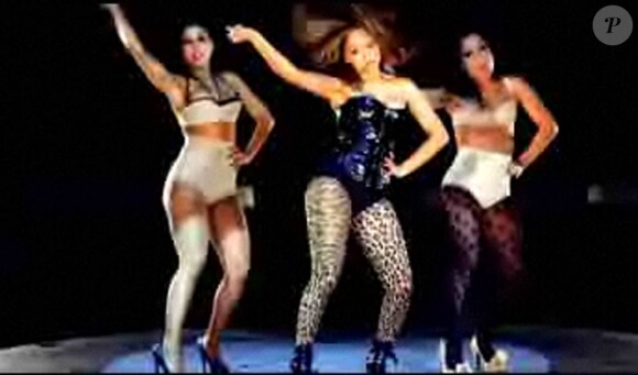 Kat DeLuna dans le clip de Party O'Clock, extrait de son second album Inside out.