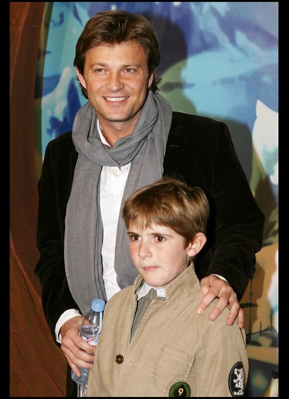 Laurent Delahousse et son beau-fils Raphaël 