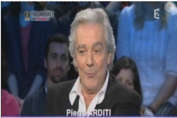 Pierre Arditi, invité sur le plateau d'On n'est pas couché (France 2), samedi 8 janvier.