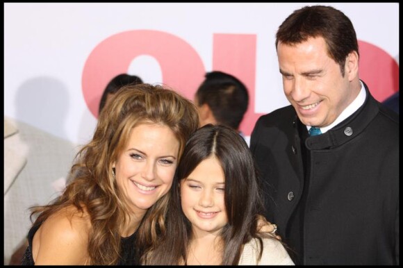 John Travolta et Kelly Preston et leur fille Ella Bleu 