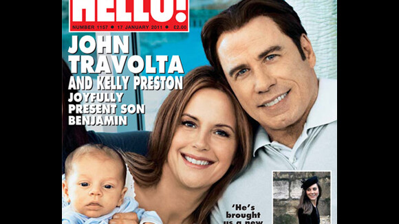 John Travolta et Kelly Preston vous présentent leur adorable petit Benjamin !