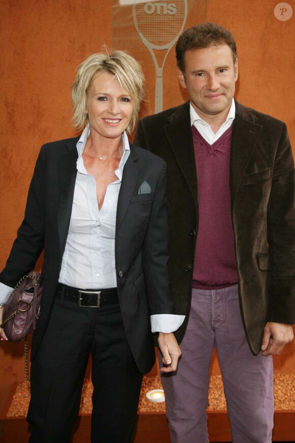 Pierre Sled et Sophie Davant, Roland-Garros, mai 2009