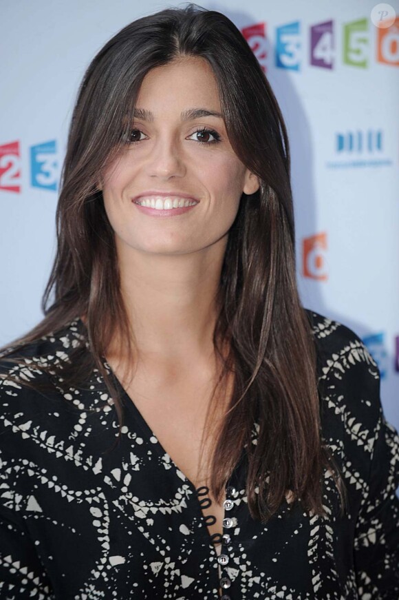 Tania Young, nouvelle présentatrice du Faut pas rêver, sur France 3. Ici à Paris, le 3 septembre 2010
