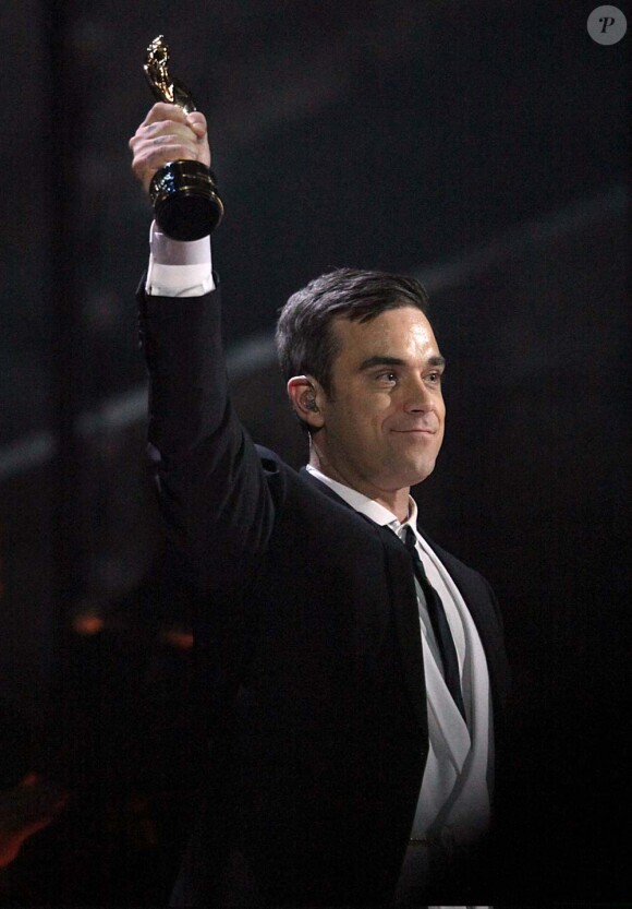 Robbie Williams, Brit Awards, le 16 février 2010