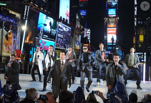 Les Backstreet Boys et les New Kids On The Block, New York, le 31 décembre 2010