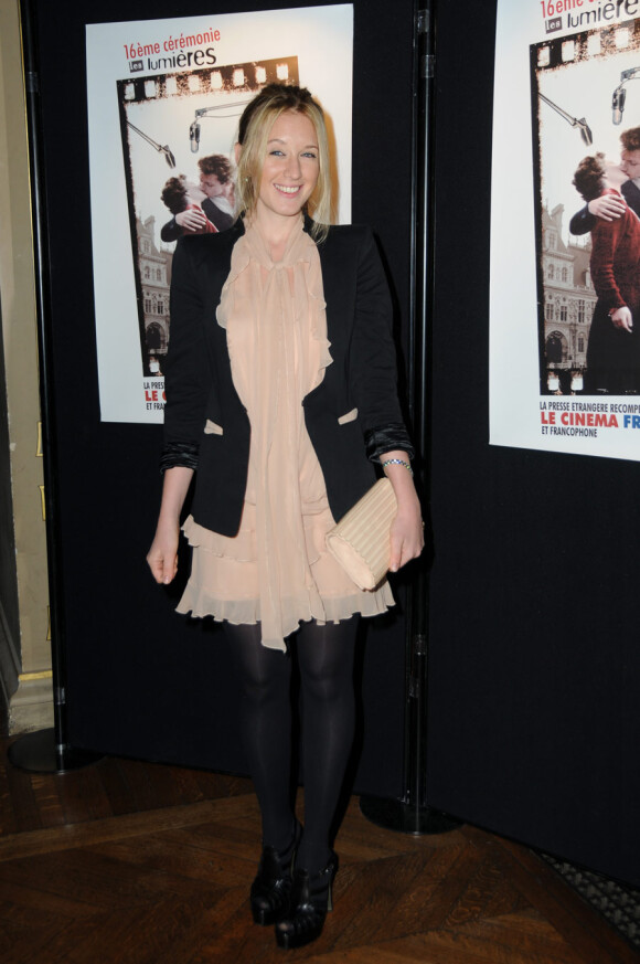 Ludivine Sagnier lors de la cérémonie des Lumières à l'Hôtel de Ville de Paris, le 14 janvier 2011