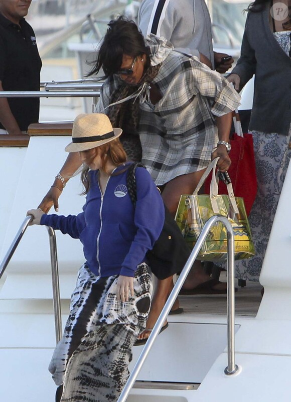 Naomi Campbell et Vladimir Doronin à Los Cabos, Mexique, le 29 décembre 2010