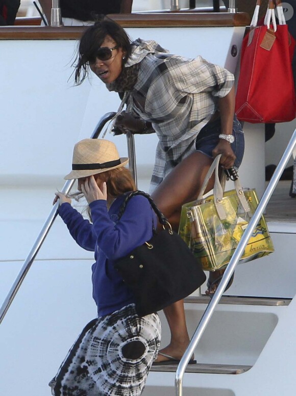 Naomi Campbell et Vladimir Doronin à Los Cabos, Mexique, le 29 décembre 2010