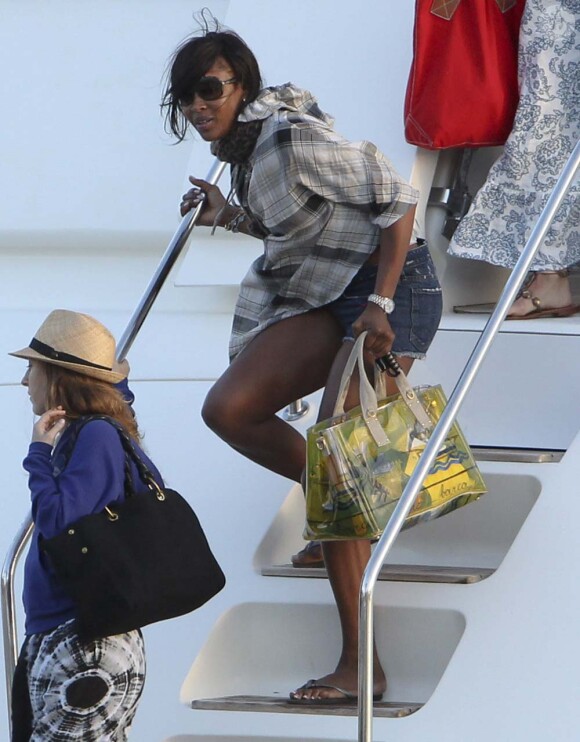 Naomi Campbell et Vladimir Doronin à Los Cabos, Mexique, le 29 décembre 2010