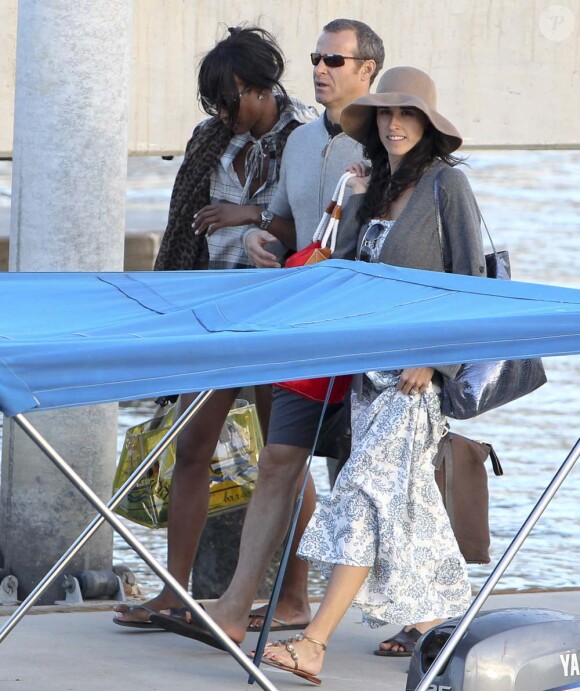 Naomi Campbell et Vladimir Doronin à Los Cabos, Mexique, le 29 décembre 2010