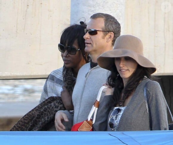 Naomi Campbell et Vladimir Doronin à Los Cabos, Mexique, le 29 décembre 2010