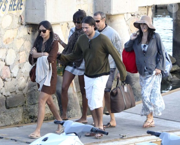 Naomi Campbell et Vladimir Doronin à Los Cabos, Mexique, le 29 décembre 2010