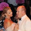 Charlene Wittstock et le prince Albert - La future princesse est vêtue en Armani. 30/07/2010