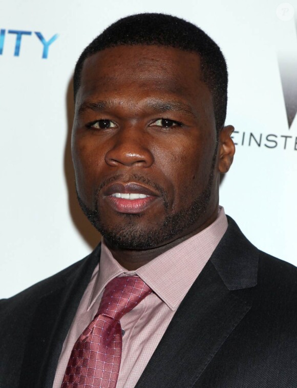 50 Cent à l'after-party organisé par la Weinstein Company, à Los Angeles, à l'occasion de la cérémonie des Golden Globes. 16 janvier 2011