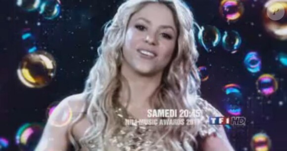 Shakira dans la bande-annonce des NRJ Music Awards 2011
