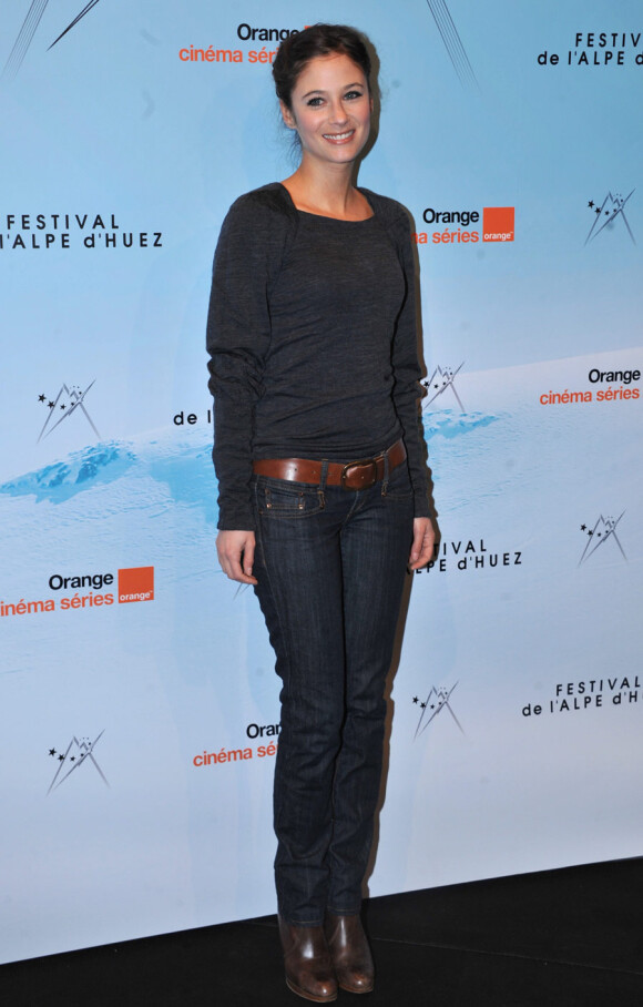 Mélanie Bernier lors du festival de l'Alpe d'Huez le 19 janvier 2011