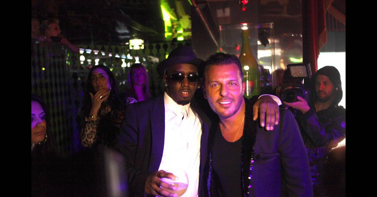P. Diddy et Jean-Roch au VIP Room, pour la soirée promotionnelle de P ...