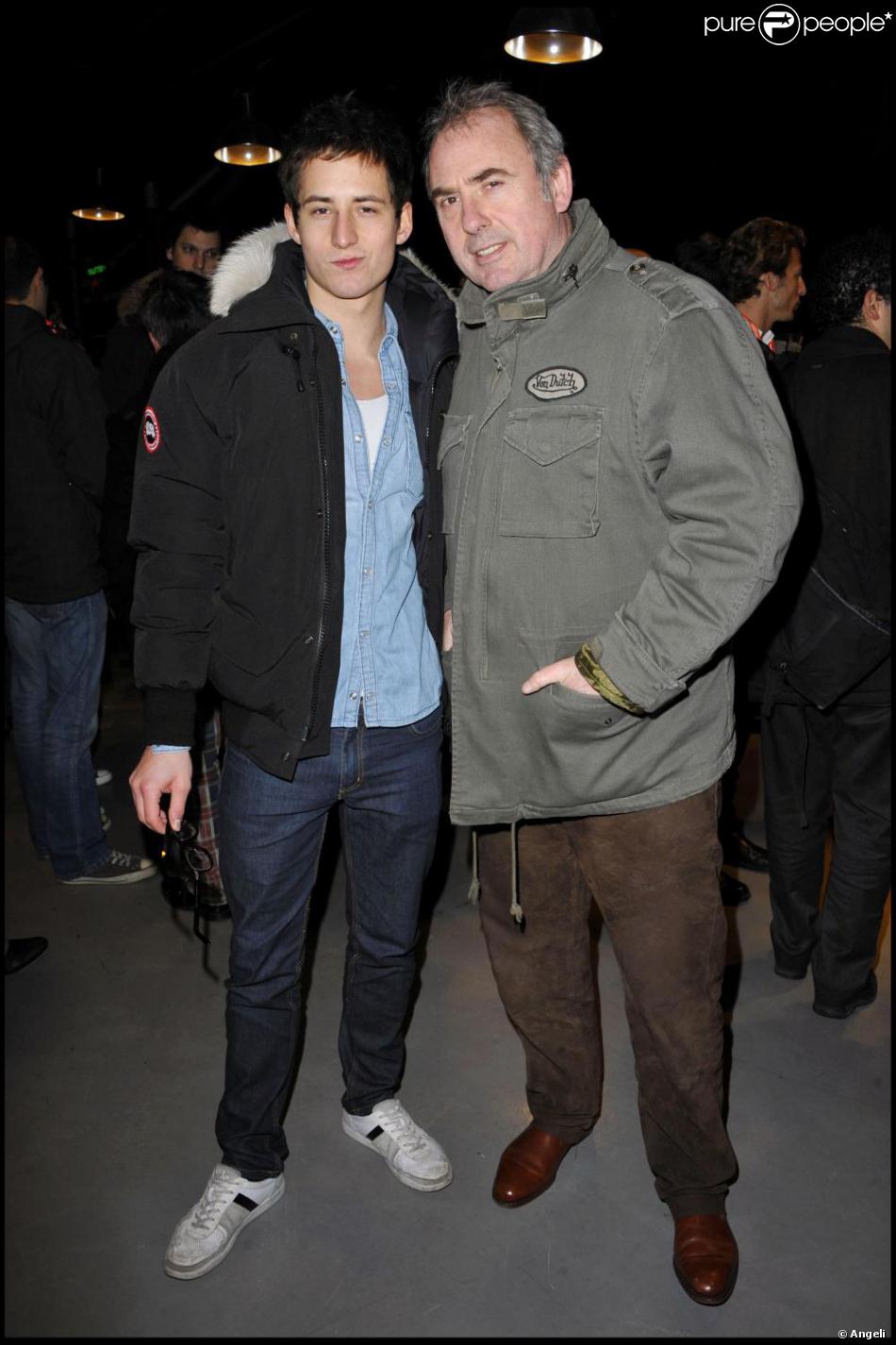 Philippe Risoli et son fils à la générale du spectacle Thriller Live au Zénith de Paris le 26 ...