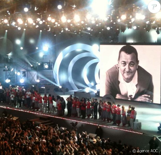 Dans l'oeil des Enfoirés, spectacle présenté à Montpellier, le 26 janvier 2011