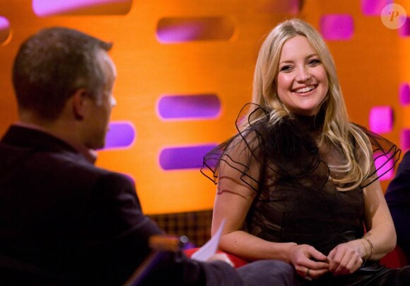 Kate Hudson, invitée du Graham Norton Show dans les studios BBC de Londres le 27 janvier 2011 