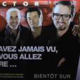 Un gigantesque panneau publicitaire de 350 m² a envahi Neuilly-sur-Seine pour promouvoir l'arrivée sur M6 de  X-Factor .