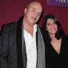 Vincent Parizot et sa femme lors du 90e Prix d'Amérique Marionnaud à Vincennes le 30 janvier 2011