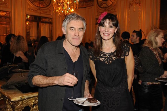 Erick Zonca et Anne-Vogt Bordure lors de la Galette des Reines, au Meurice, à Paris, le 22 janvier 2011.