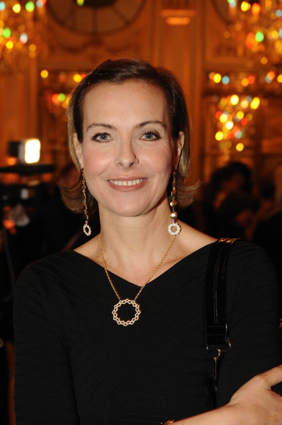Carole Bouquet lors de la Galette des Reines, au Meurice, à Paris, le 22 janvier 2011.