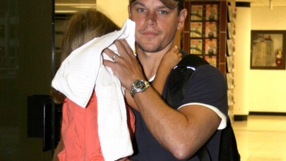 Matt Damon, overbooké, il prend le temps de chouchouter sa fille !