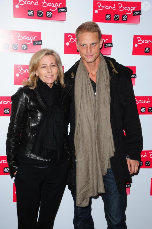 Claire Chazal et Arnaud Lemaire lors de la soirée Brand Bazar le 3 février 2011 à Paris