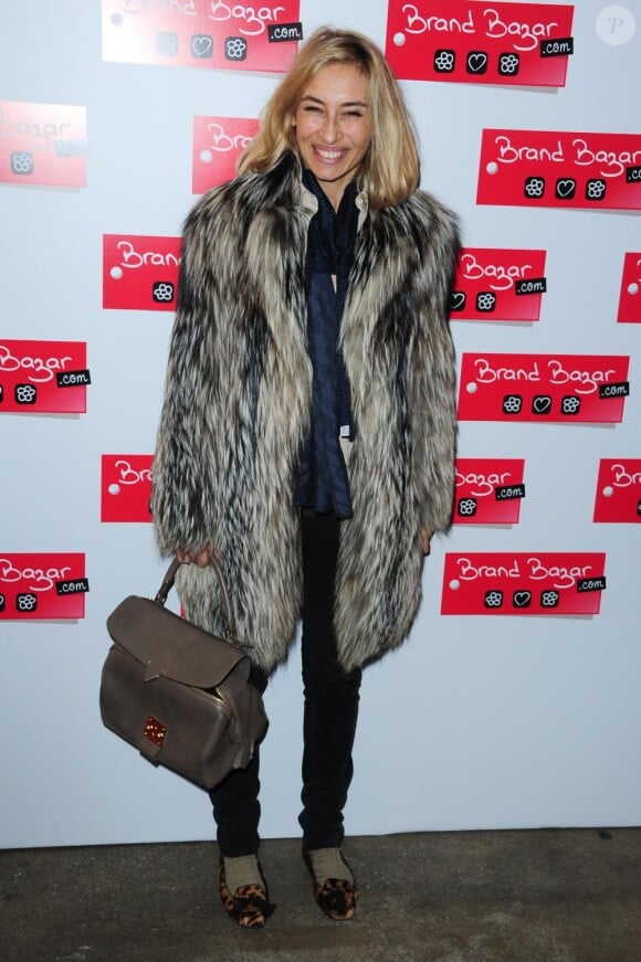 Alexandra Golovanoff lors de la soirée Brand Bazar le 3 février 2011 à Paris