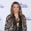 Miley Cyrus à la première du biopic de Justin Bieber, Never Say Never, au Nokia Theatre à Los Angeles, le 8 février 2011