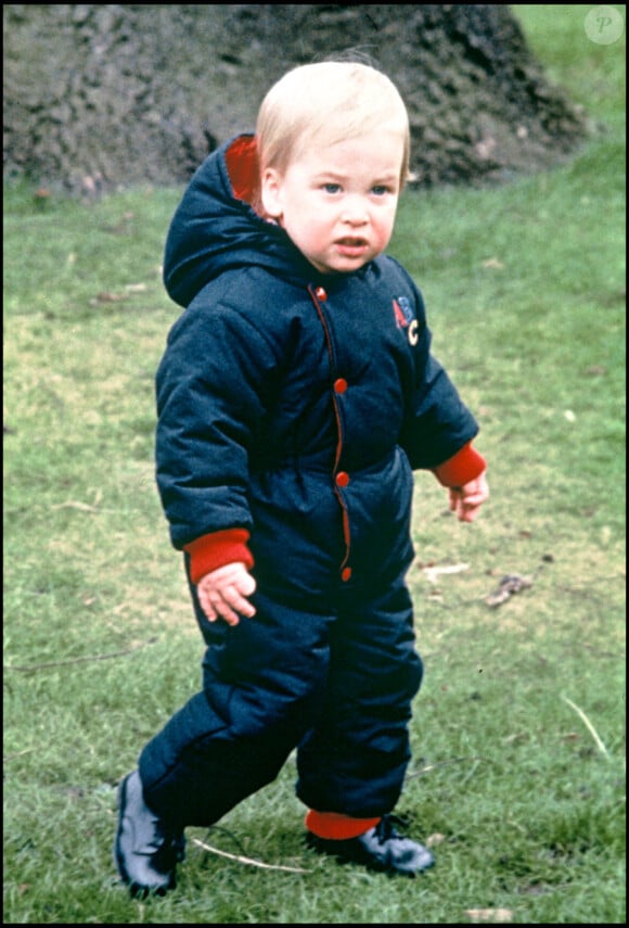 Le Prince William d'Angleterre le 15 décembre 1983