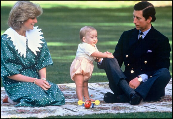 Le Prince William d'Angleterre à 7 mois