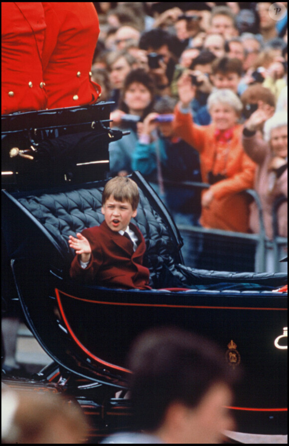 Le Prince William d'Angleterre en juin 1988