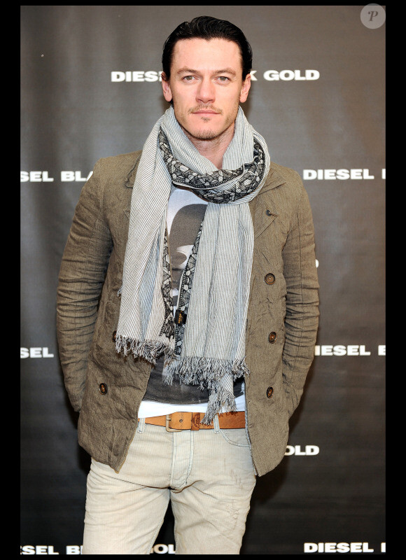Luke Evans au défilé Diesel lors de la Fashion Week de New York, le 15 février 2011.