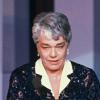 Simone Signoret, présidente de la cérémonie des César en 1985. Sur la photo, elle se trouve avec Yves Montand