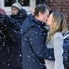 Sarah Jessica Parker et Greg Kinnear sur le tournage de I Don't Know How She Does It, à Brooklyn le 22 février 2011