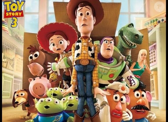 Toy Story 3, nominé pour être le meilleur film de l'année aux Oscars, à Holywood, le 27 février 2011.