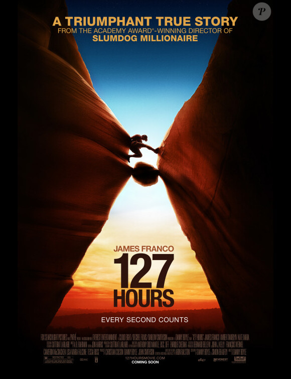 127 heures, nominé pour être le meilleur film de l'année aux Oscars, à Holywood, le 27 février 2011.